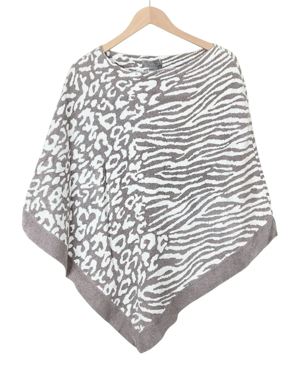 Barefoot Dreams Cozychic Ultra Lite Ocean Breeze Poncho One Size